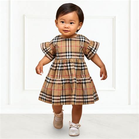 Burberry Kids Dresses for Baby Girls .